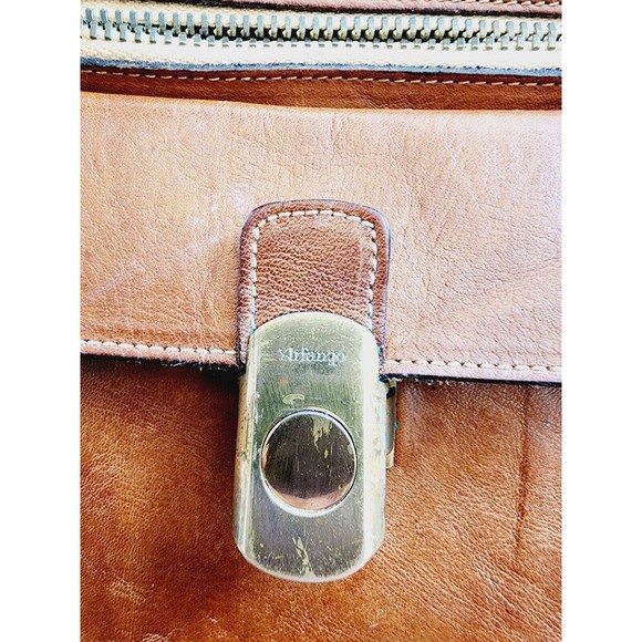 Vintage Arfango Men’s Travel Toiletry Genuine leather Brown - Picture 5 of 9